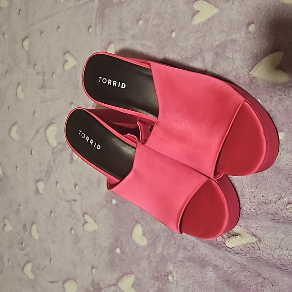 Torrid Pink Mules Modern Minimalist Design